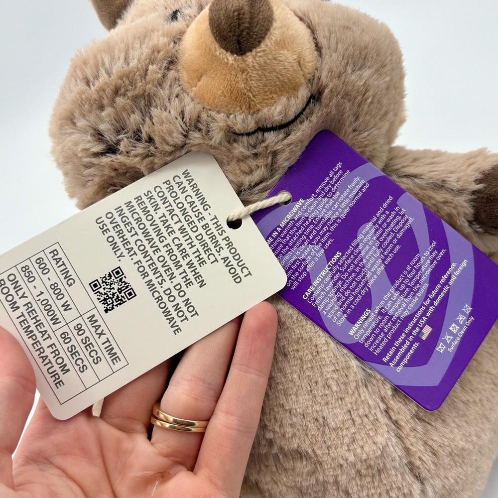 NEW Quokka Warmies Weighted Warmable Stuffed Animal Child Baby Gift Present NWT - Picture 6 of 7